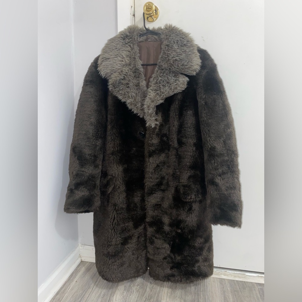 Faux Great Quality Fur Brown the softest thing ever